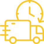 On-time delivery icon