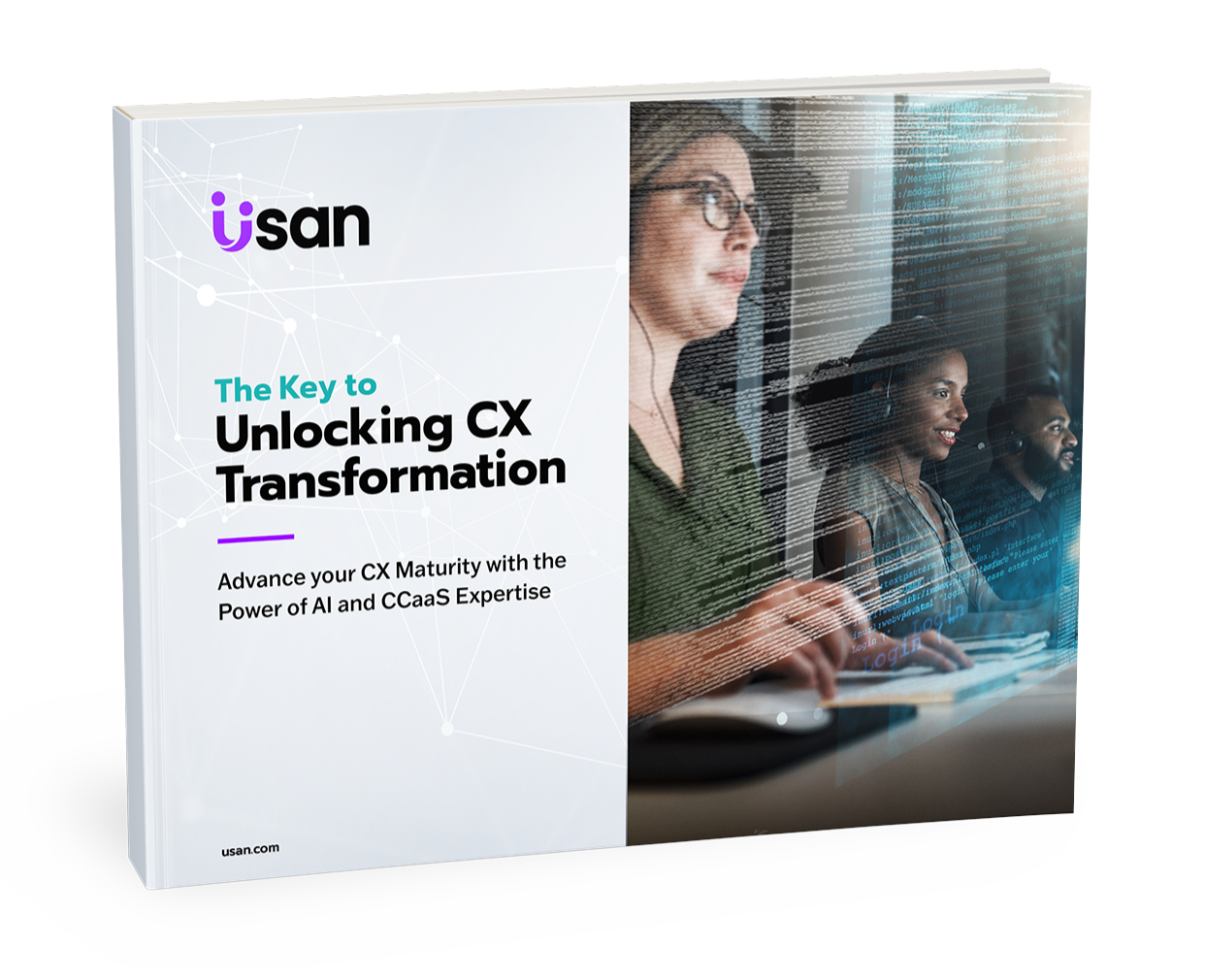 USAN - CX Transformation Ebook - Mockup